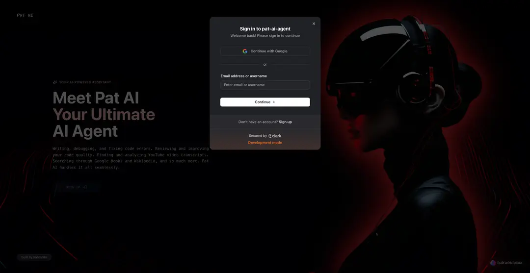 Pat AI supporting product visual