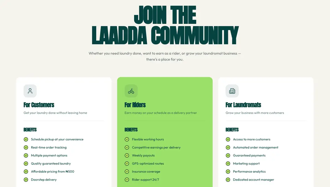 Laadda closing showcase visual